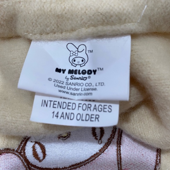 Sanrio My Melody Beret Embroidered Wool Pink Hello Kitty Hat - Picture 7 of 8